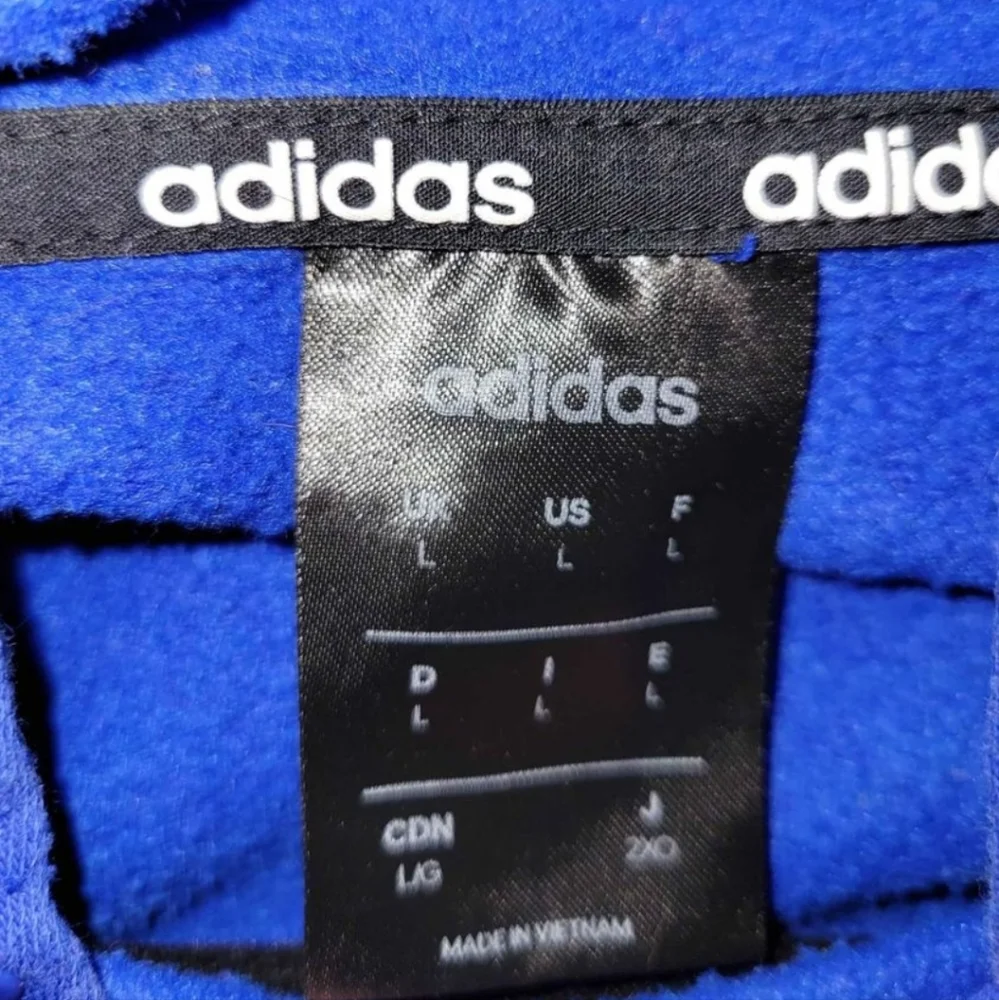 Men's L Adidas Hooded Sweatshirt - Picture 3 of 5